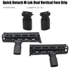 Punho frontal QD vertical M-LOK, cabo oval